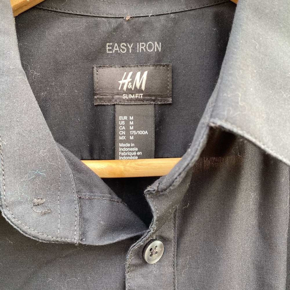 Black H&M Button Up - Picture 2 of 3